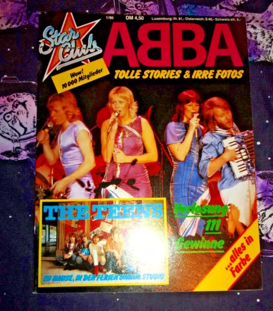 Vintage Abba  Special Magazine  Star Club