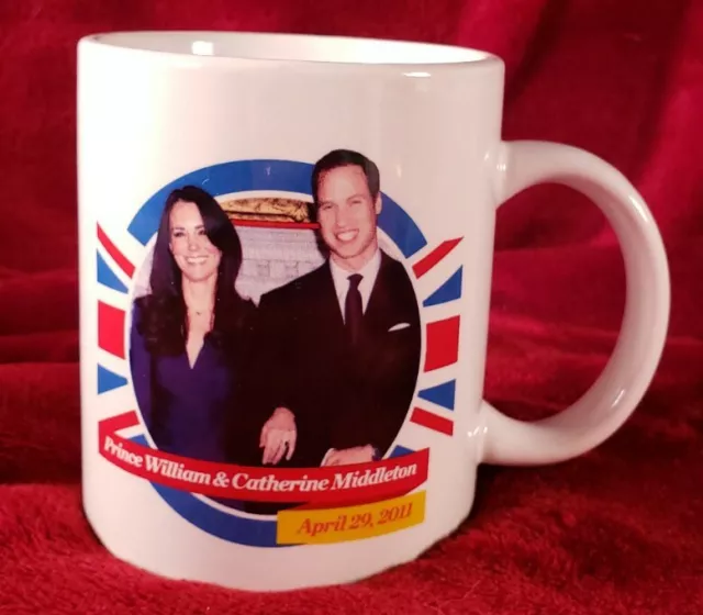 Prince William & Catherine Kate Middleton Wedding Commemorative Ceramic Mug 2011