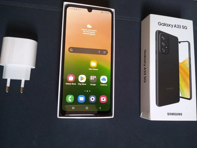 Samsung Galaxy A33 5G SM-A336B/DSN - 128Go - Awesome Black (Déverrouillé)