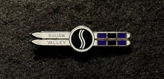 SQUAW VALLEY (Lost Name) Ski Pin CALIFORNIA Skiing Souvenir Resort Travel