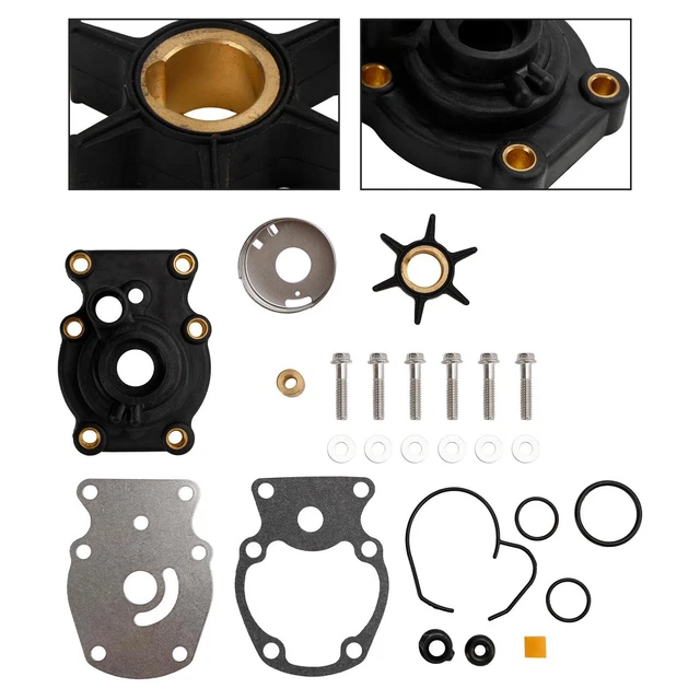 Pompe à Eau / Rotor Pour Moteur Hors-bord Johnson Evinrude OMC 6HP, 9HP, 12HP - Référence ASSA 0389623 - Diamètre 14mm - 7