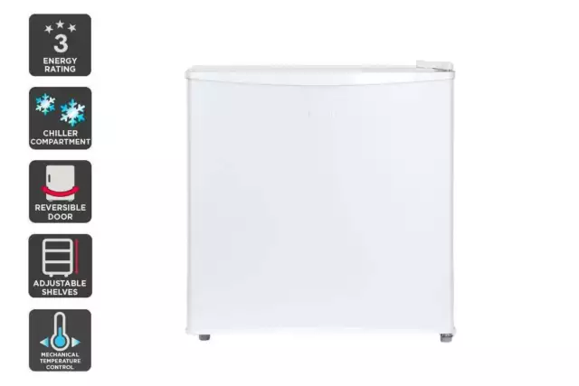 Kogan 43L Bar Fridge (White), Bar Fridges