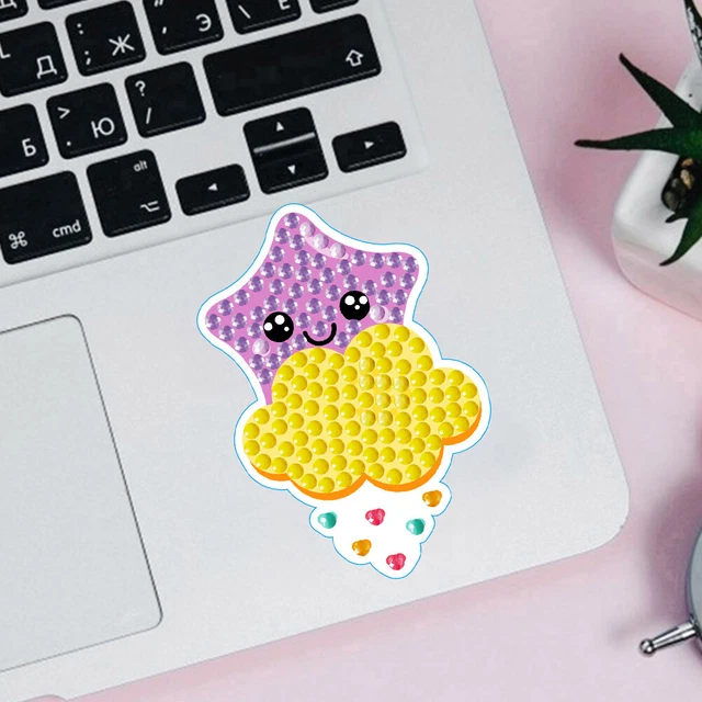 2pcs Diamonds Art Mosaic Stickers Paint by Numbers DIY Home Decor (BT150)