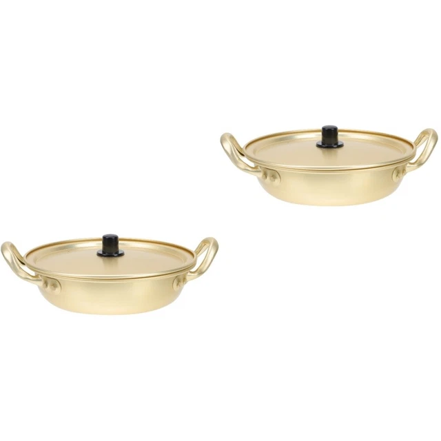 Utensilios de cocina de metal olla coreana ramen cacerola de cocina Ramyun