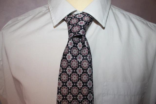 Cravate Herlaine Paris 100 % Soie – Multicolore Homme, Occasion état Correct