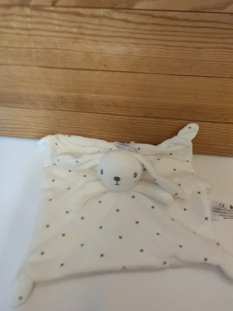 Doudou Plat Lapin - Blanc Étoiles Grises Simba Toys  Neuf