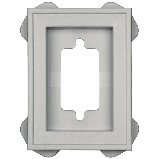 Mini bloque de montaje de vinilo Mid America Master empotrado 016 gris claro