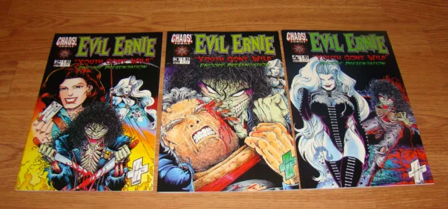 Chaos! Comics EVIL ERNIE: Youth Gone Wild, Encore Presentation #2 #3 #4 (NM+)