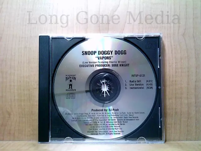 Vapors by Snoop Dogg (CD, Promo, Single, 1997, Death Row Records)