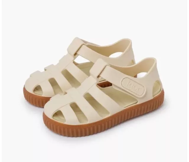 IGOR Synthetic Sandals Kids Jelly Beach Ivory Cream Shoes