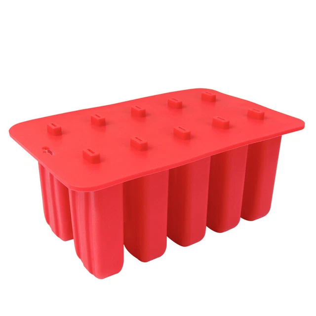 Popsicle Molds Food Grade Silicone Frozen Ice Cream Maker With Wooden Sticks Pop