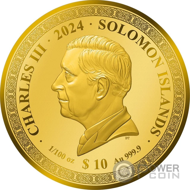CHRIST THE REDEEMER 7 Wonders Modern World Gold Coin 10$ Solomon Islands 2024 2