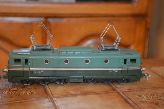 JEP Échelle 0 Locomotive CC 7001 Roue RougeFonctionne Parfaitement