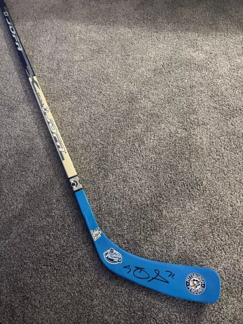 EVGENI MALKIN Pittsburgh Penguins Winter Classic 2008 SIGNED Hockey Stick COA