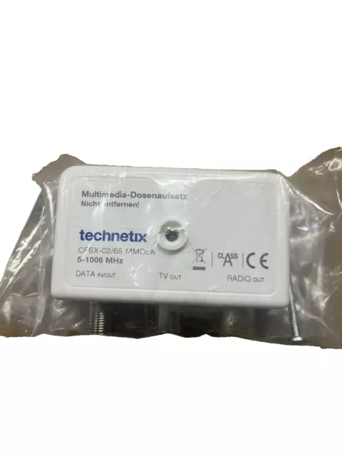 Multimedia Dosenaufsatz CFSX 02/65 [Technetix] 5-1006 MHz NEU