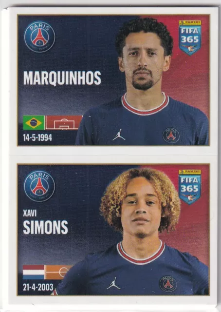 Panini FIFA 365 2016 - Marquinhos - Gregory Van der Wiel PSG No. 436 - 437