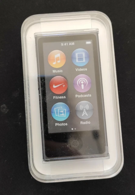 Ipod nano noir 16 go (7e génération) - NEUF