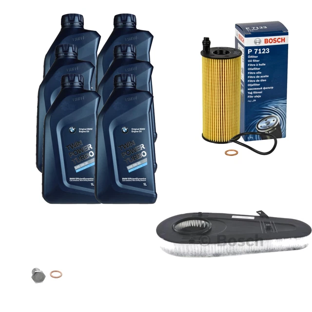 BOSCH Inspektionspaket 6L ADDINOL GIGA LIGHT MV 5W-30 Für Audi A6 Avant