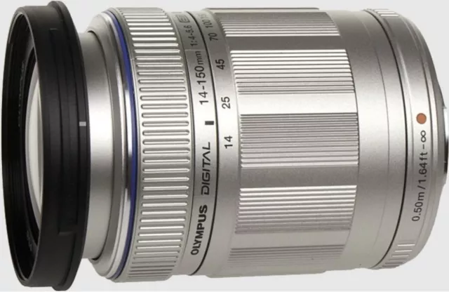 Olympus M.Zuiko 14-150 mm F/4.0-5.6 ED MSC Universalzoom MFT SILBER - wie NEU !