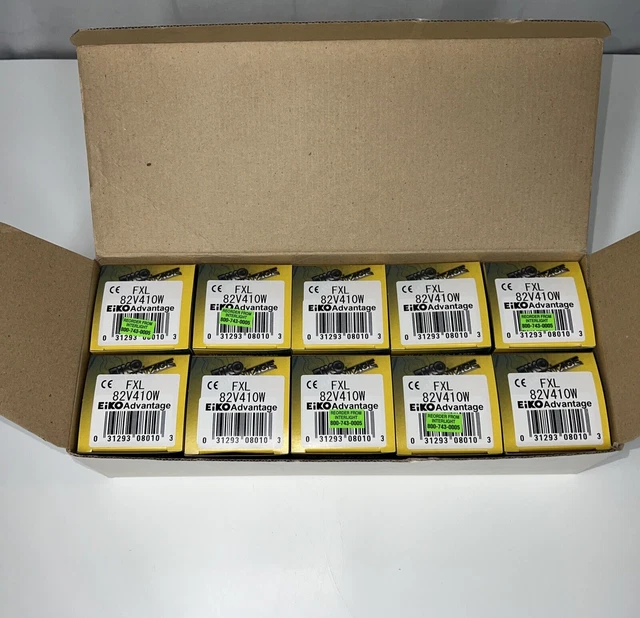 Lote de 10 NUEVAS BOMBILLAS EIKO Advantage FXL 82V 410W AV proyector fotográfico