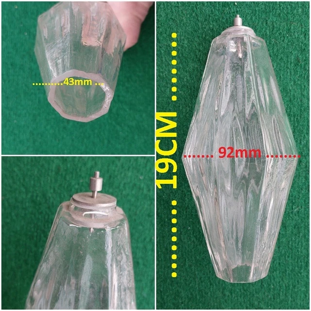 POLIEDRO ORIGINALE VETRO Murano Ricambio lampadario Venini Carlo Scarpa