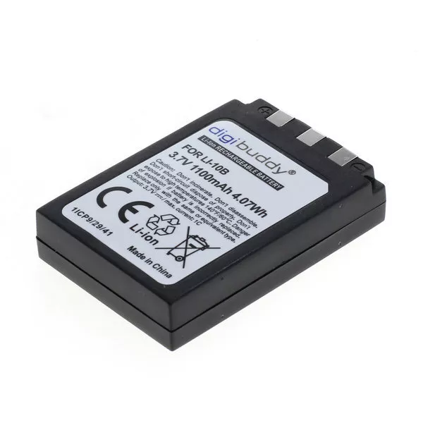 digibuddy Akku für Olympus LI-10B  LI-12B Li-Ion  3,7V  1100mAh