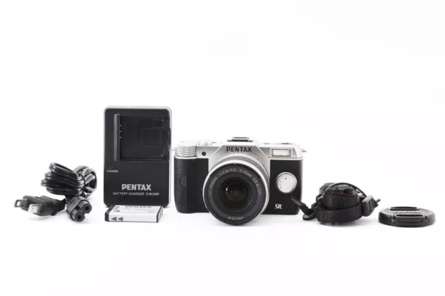 PENTAX Q10 12.4MP Digital Camera Black Body w/5-15mm 02 Lens [Exc+++] Japan #466