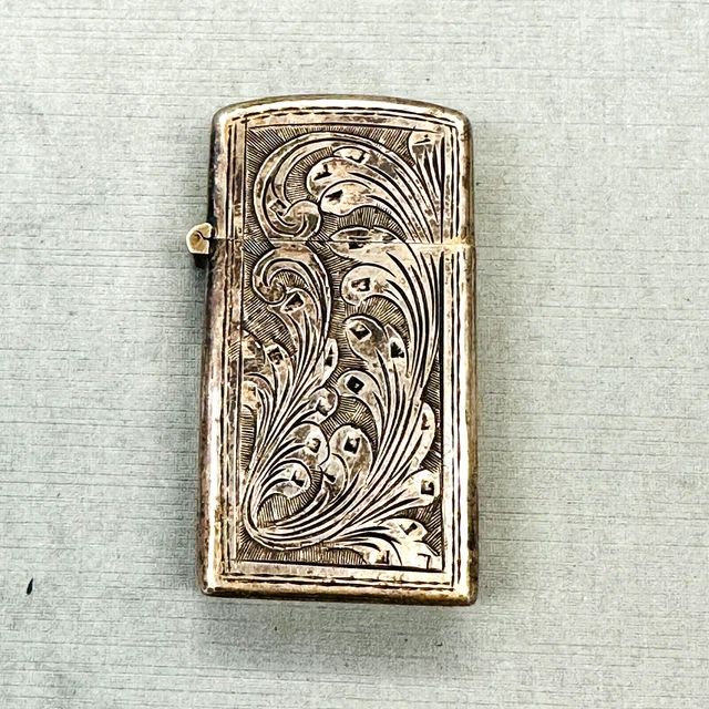 VINTAGE 800 SILVER Lighter Case (No Insert) 68.53 PicClick