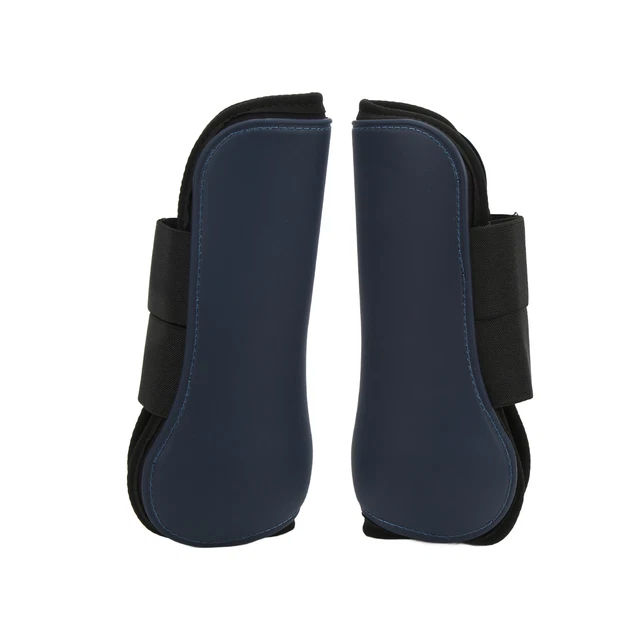 HORSE TENDON BOOTS PU Elastic Shock Absorbing Protective Front Hind