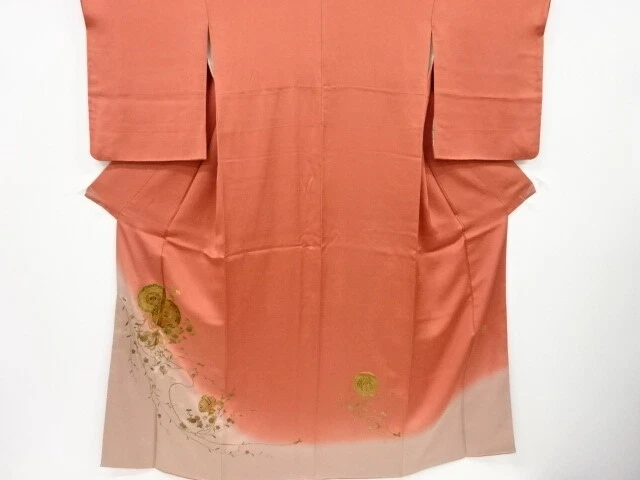 6274932: Japanese Kimono / Vintage Homongi / Floral Plants / Artist Work