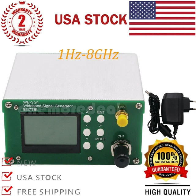 US # 1Hz-8GHz Wideband Signal Generator with Make-Break Modulation built-in OCXO