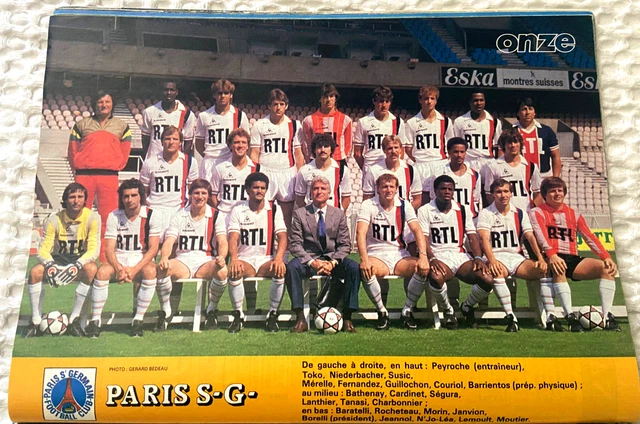 Poster PSG Paris Saint Germain 1993-1994 - Foot Football Vintage Affiche