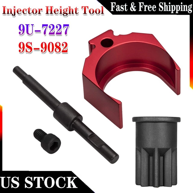 ENGINE BARRING SOCKET Injector Height Adjustment Gauge Tool For CAT