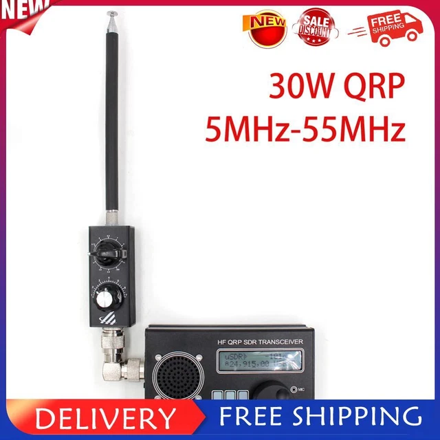 Antenna 5 MHz-55 MHz HF banda completa 20 W antenna QRP FM antenna a onde corte per UHF VHF