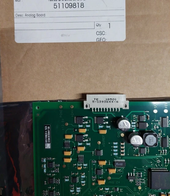 Mettler-Toledo T50/70/90 - T5/7/9 titrator sensor/analog board.  Part# 51109818