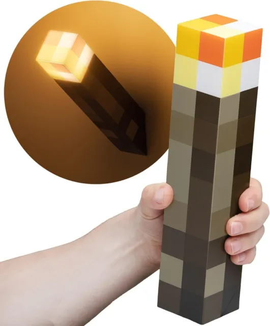 Minecraft 11 inch LED Night Light USB Rechargeable Portable Torch Gifts For Kids