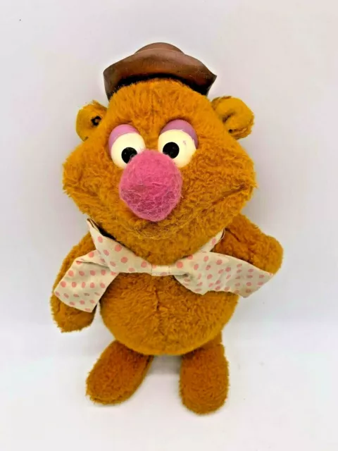 Muppets Fozzie Bear Vintage Plush Stuffed Disney Fisher Price 1976 Toy Henson 13