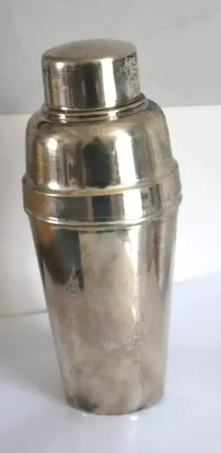 Vintage Art Deco Stil Cocktail Shaker 8 1/4" gestempelt ASR EPNS