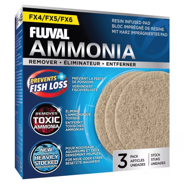 Fluval Ammoniac Dissolvant pour Filtre FX4/6, Neuf