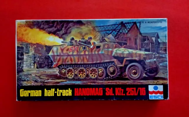 1/72 Esci 8055, German half-track HANOMAG Sd.Kfz.251/16