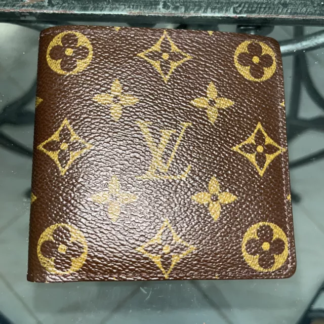 Louis Vuitton MARCO Wallet Billfold Monogram VIntage Authentic SD0968 Box