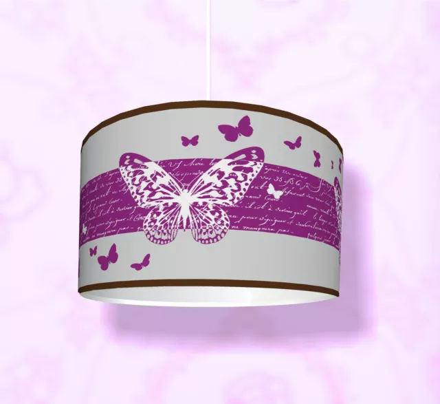 Kinderzimmer Lampenschirm "Butterfly Deluxe" KL17 Einsatz als Steh-/Deckenlampe