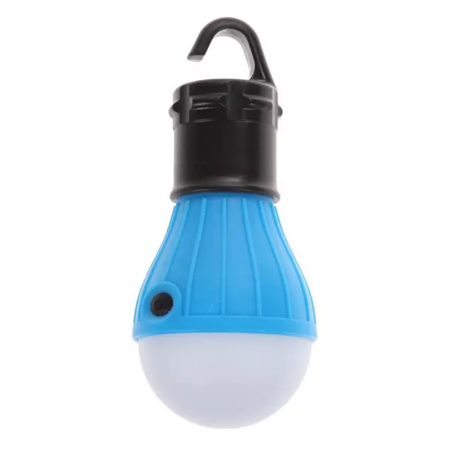 2 PCS Outdoor Hanging 3LED Camping Tent Light Bulb Fishing Lamp(Blue) 3