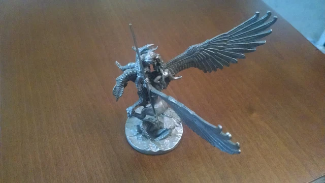Radcliffe Pewter Griffon Rider Small Diorama