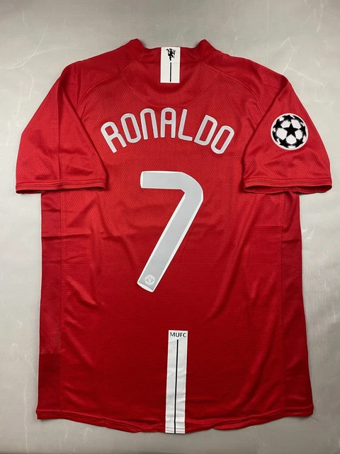 2008 Manchester United football Vintage #7 RONALDO Fußballtrikot