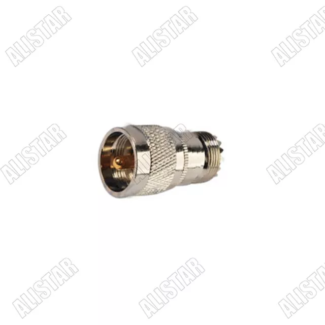 UHF SO-239 Female Jack to UHF Male Plug PL-259 Adapter