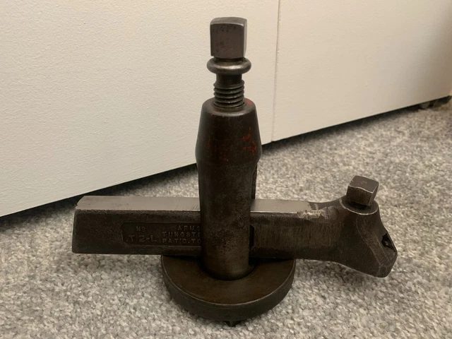 Vintage Machinist Lathe Lantern Style Tool Post Holder w/ Armstrong No. T 2-L Vintage Machinist Lathe Lantern Style Tool Post Holder w/ Armstrong No. T 2-L