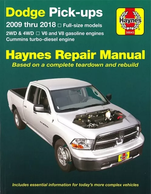 Haynes Handbuch: Dodge Ram Pick-ups Reparaturanleitung, Reparatur-Buch, Wartung