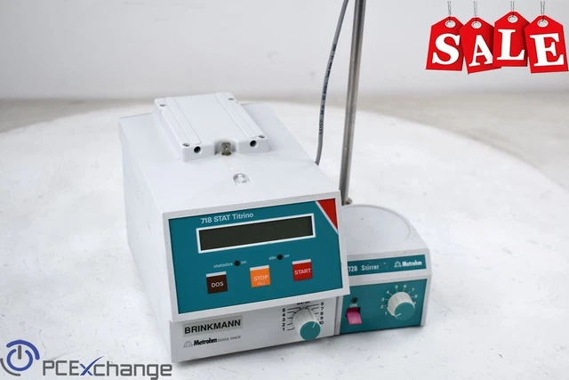 Metrohm 718 STAT Titrino, 728 Stirrer