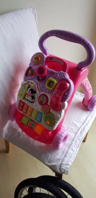 Vtech Baby Spiel- Und Laufwagen Pink – Lauflernwagen